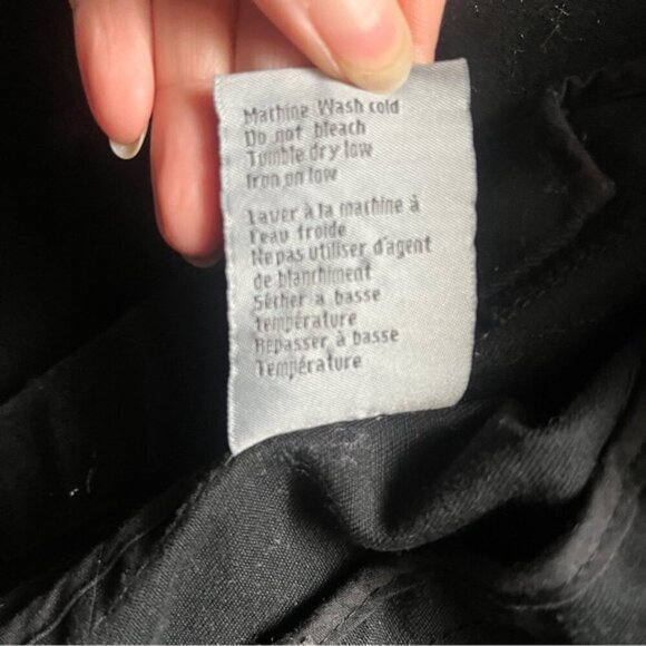 Red Squad fringe distressed black denim cotton vest Sz L - Picture 10 of 13